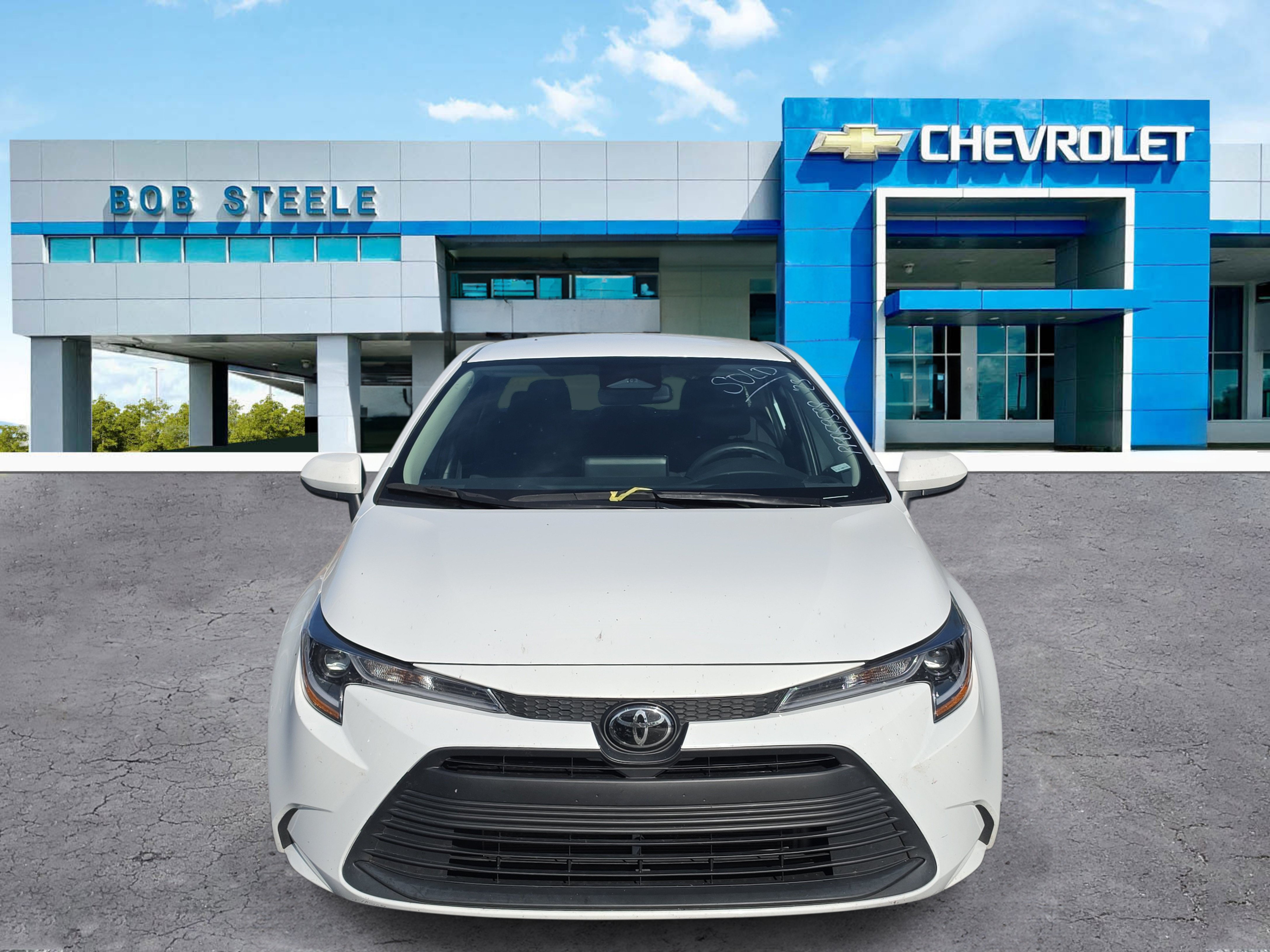 Used 2023 White Toyota LE image 3