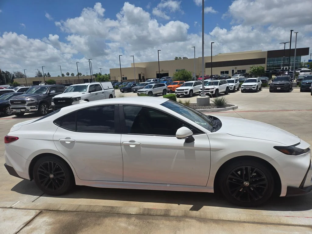 Used 2025 White Toyota SE image 2