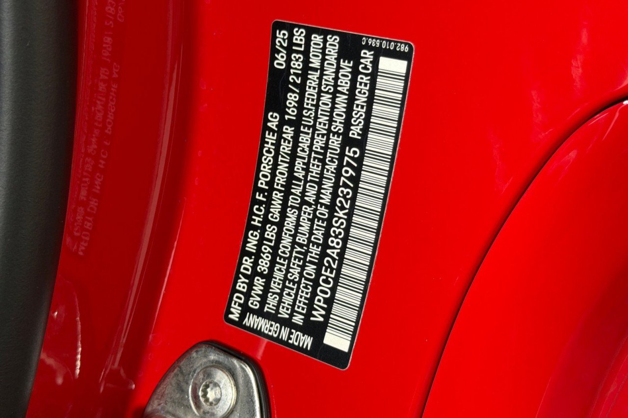 Used 2025 Guards Red Porsche RS image 27