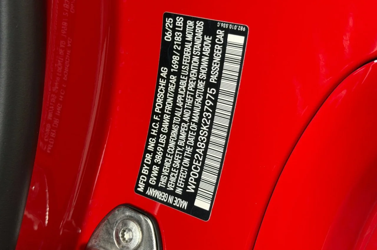 Used 2025 Guards Red Porsche RS image 27