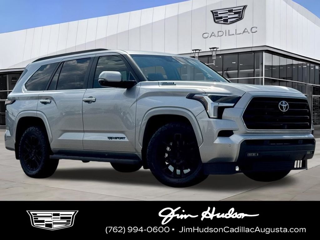 Silver 2024 Toyota Sequoia SR5 4WD SUV / Crossover Four-Wheel Drive