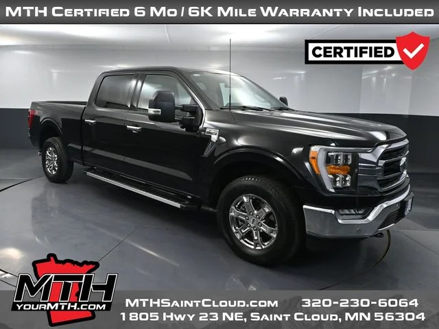 Certified Used 2023 Black Ford XLT image 1