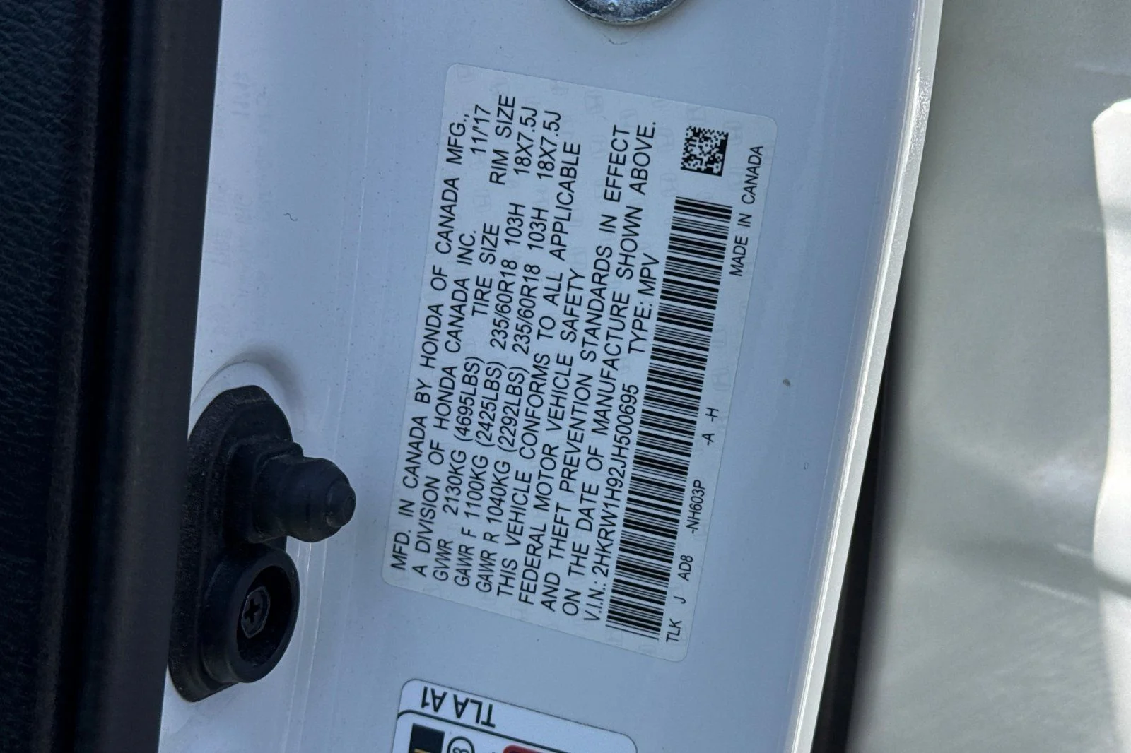 Certified Used 2018 White Honda Touring image 39