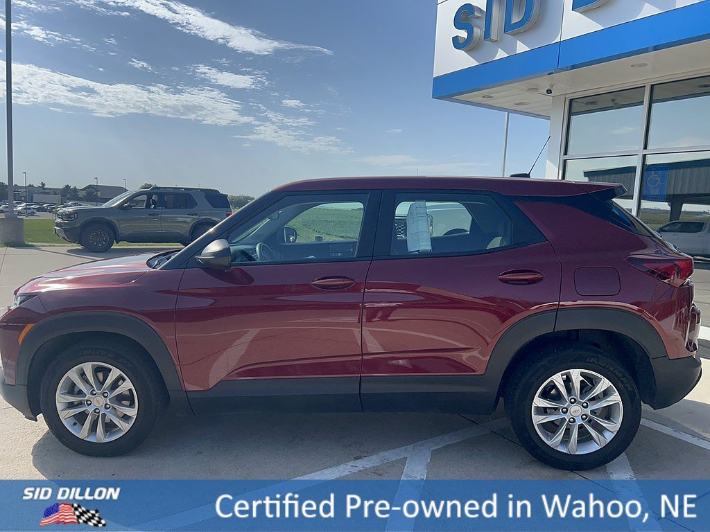 Used 2022 Chevrolet Trailblazer LS with VIN KL79MMS23NB145978 for sale in Crete, NE