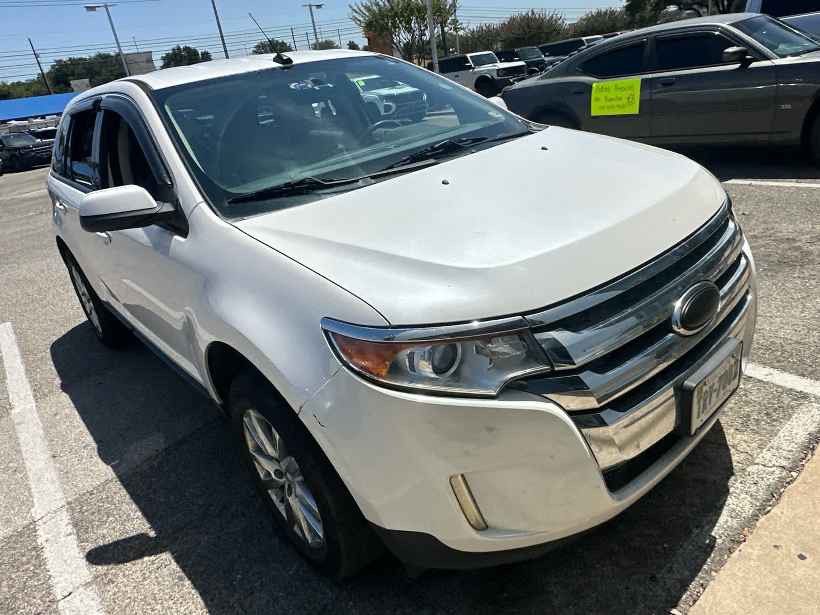 Used 2013 White Platinum Metallic Tri-Coat Ford SEL image 5