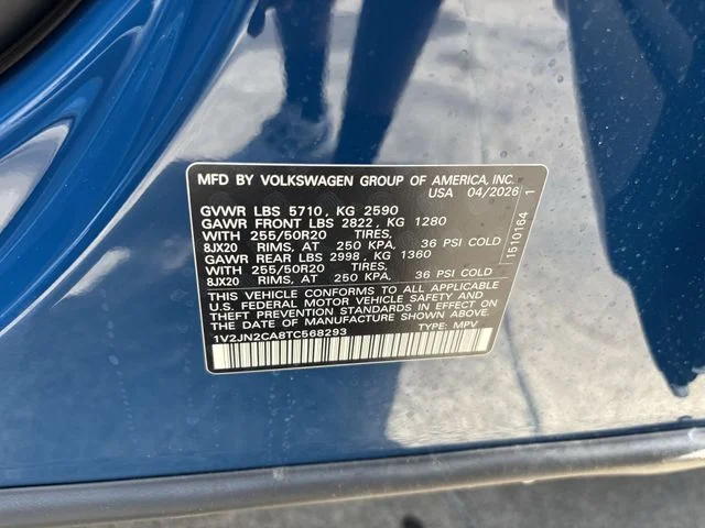 New 2026 Blue Volkswagen 2.0T SE w/Technology image 24