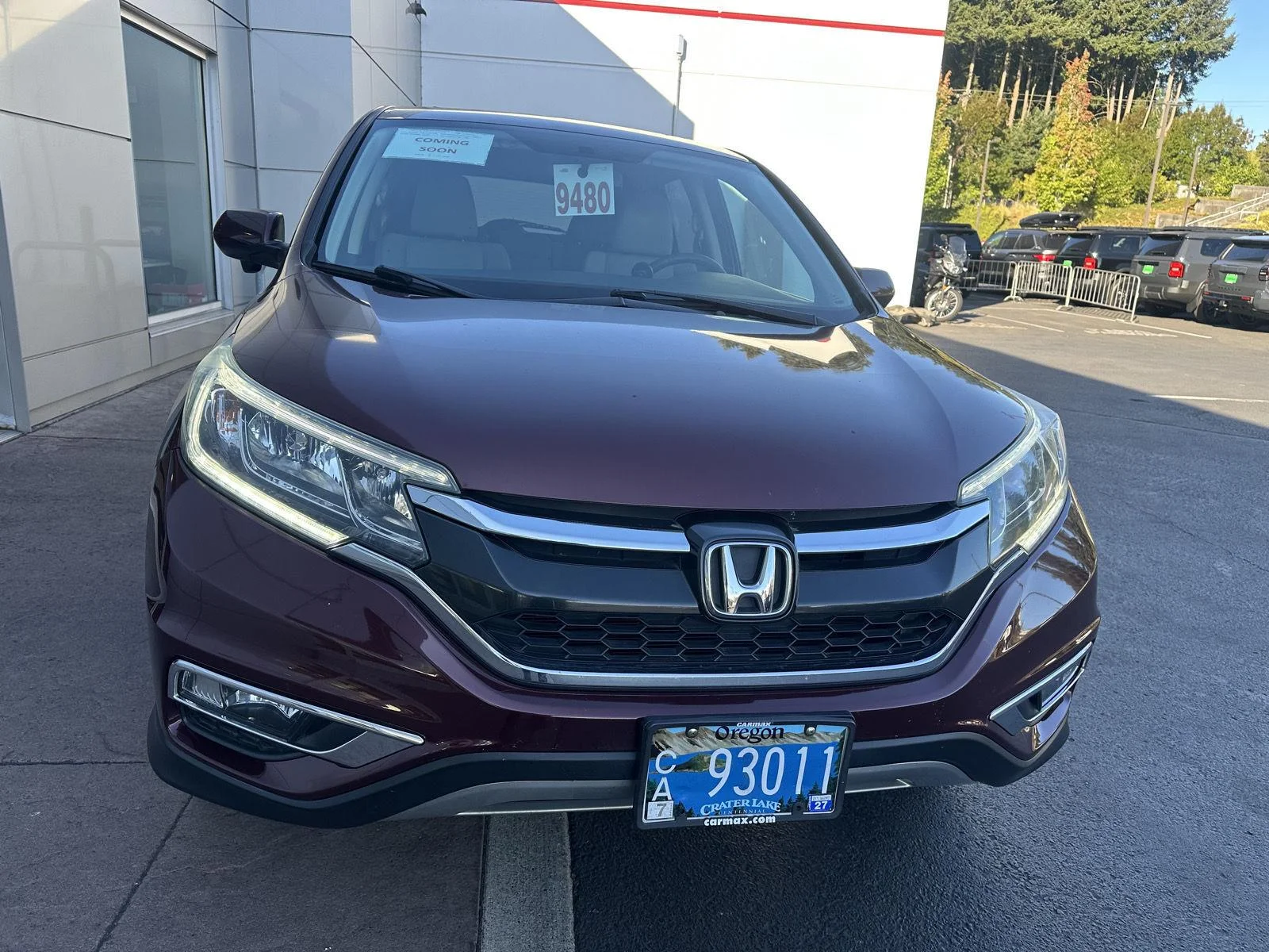 Used 2015 Basque Red Pearl II Honda EX image 5