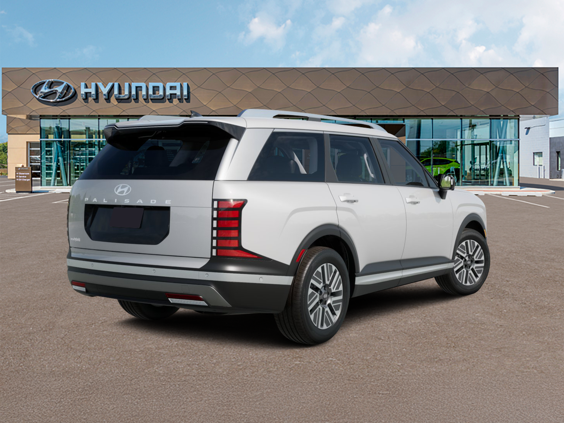 New 2027 Creamy White Pearl Hyundai Blue SEL Premium 7P image 5