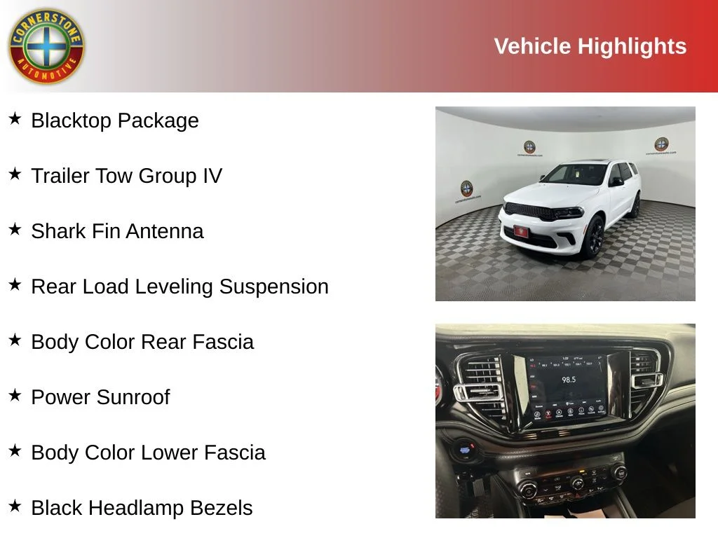 Used 2022 Dodge Durango SXT with VIN 1C4RDJAG7NC185473 for sale in Elk River, Minnesota