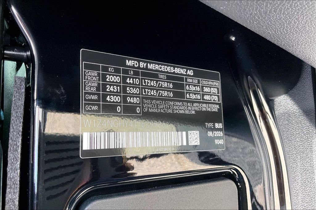 New 2026 Black Mercedes-Benz Passenger 170 WB image 12
