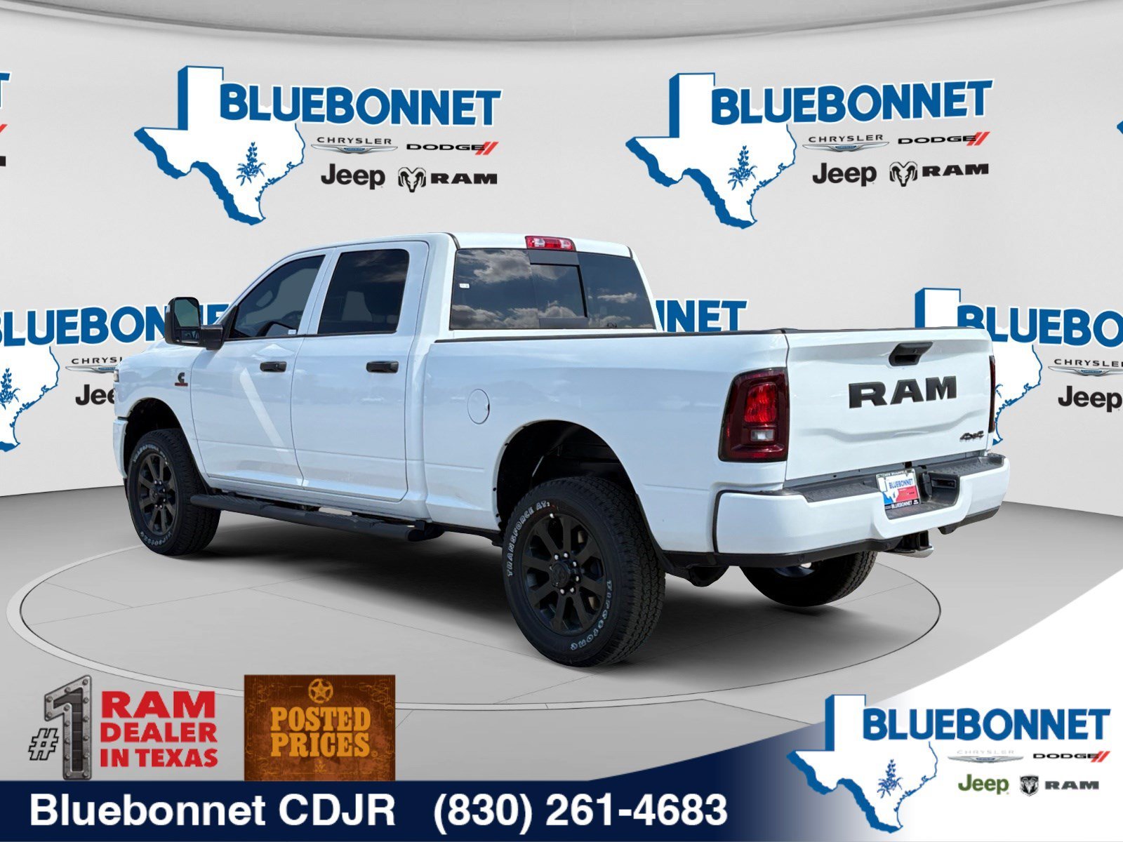 New 2027 Bright White Clear-Coat Exterior Paint RAM Black Express image 7