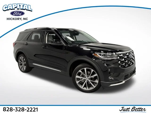 Used 2025 Black Ford Platinum image 1