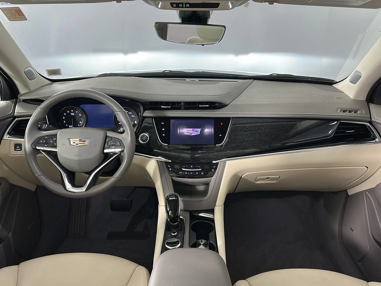 Used 2023 Crystal White Tricoat Cadillac AWD Premium Luxury image 2
