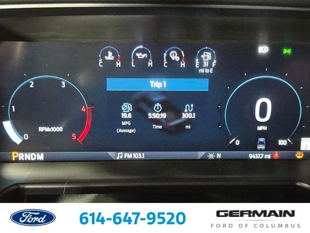 Used 2024 Antimatter Blue Metallic Ford Lariat image 26