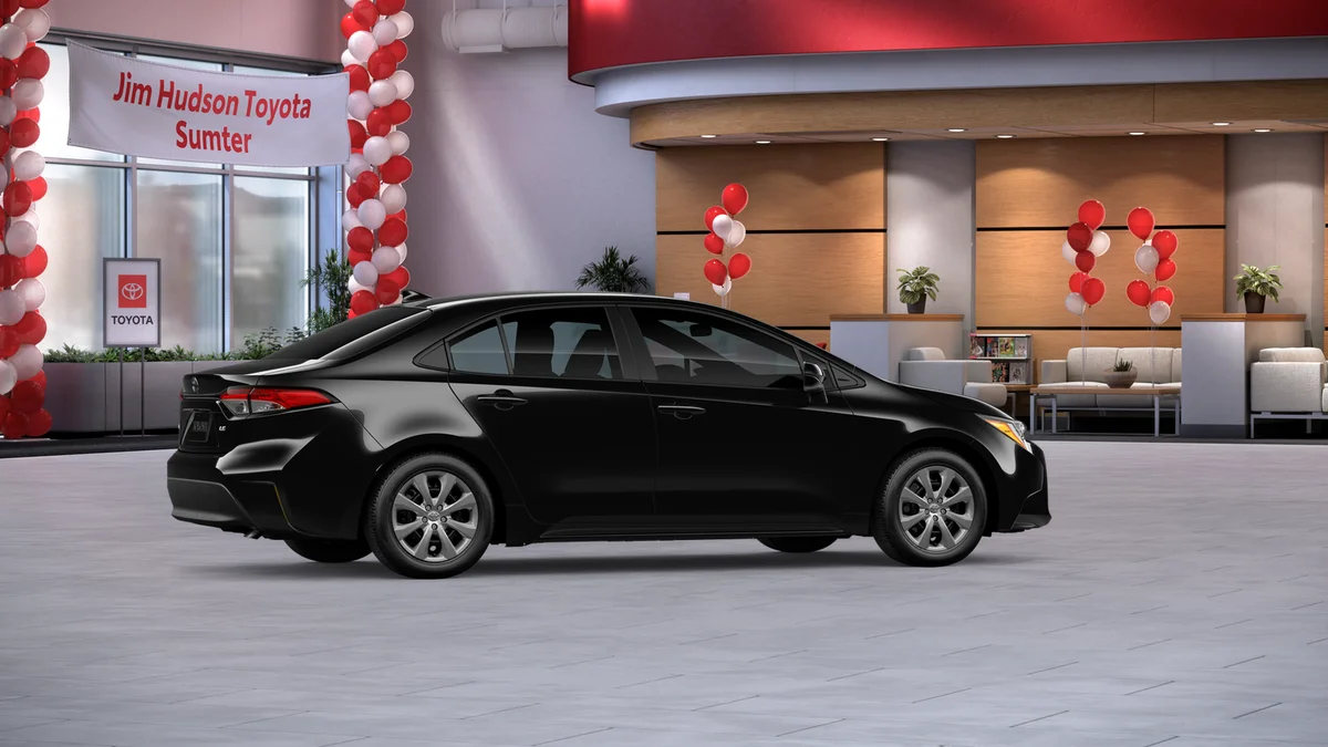 New 2026 Midnight Black Metallic Toyota LE image 33