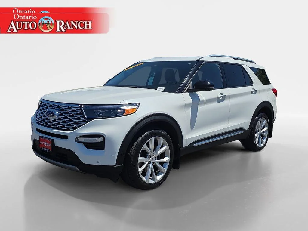 Used 2021 Star White Metallic Tri-Coat Ford Platinum image 7