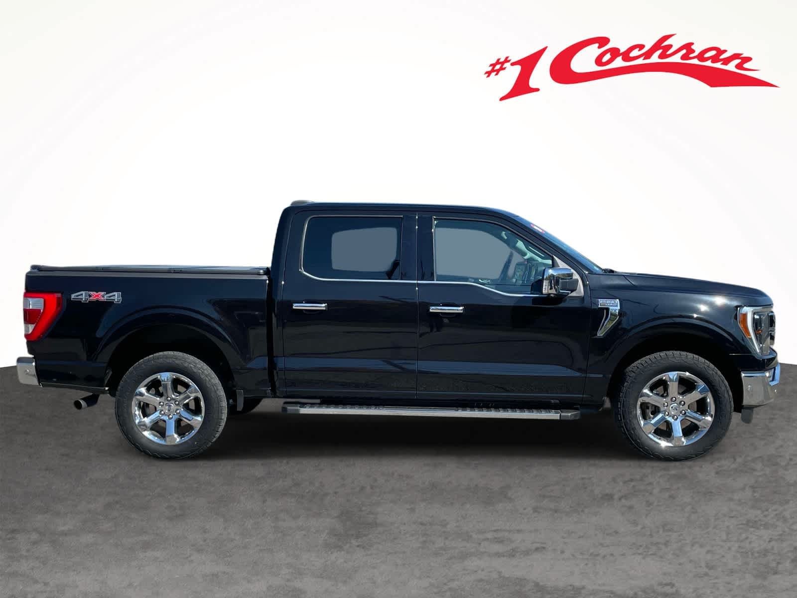 Used 2021 Agate Black Metallic Ford LARIAT image 8