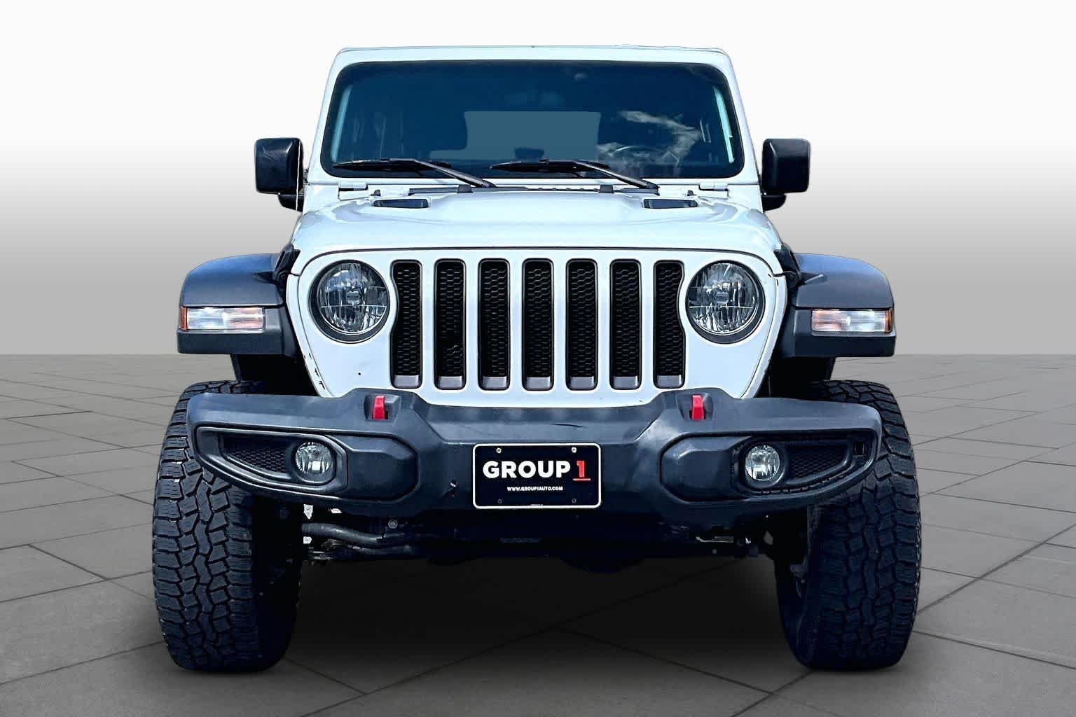 Used 2022 Bright White Clearcoat Jeep Unlimited Rubicon image 4