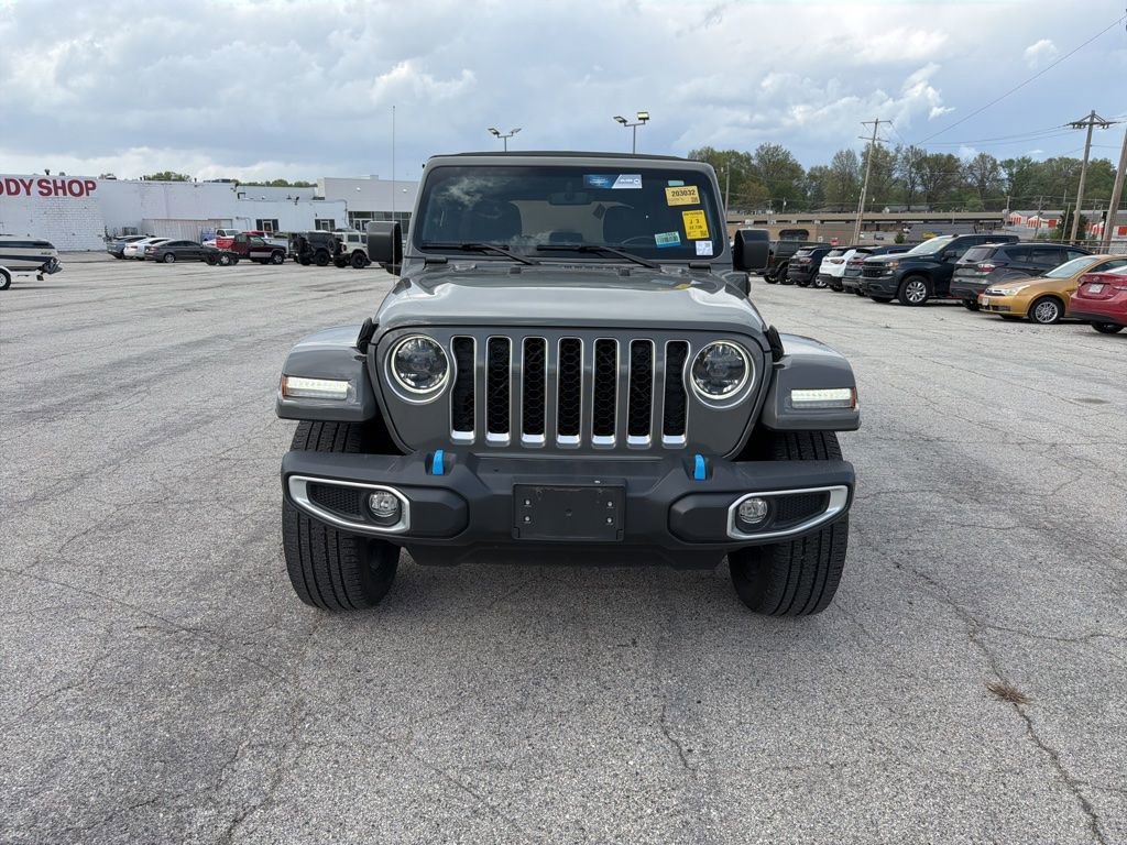 Used 2023 Jeep Wrangler 4xe Sahara 4XE with VIN 1C4JJXP62PW555866 for sale in Kansas City
