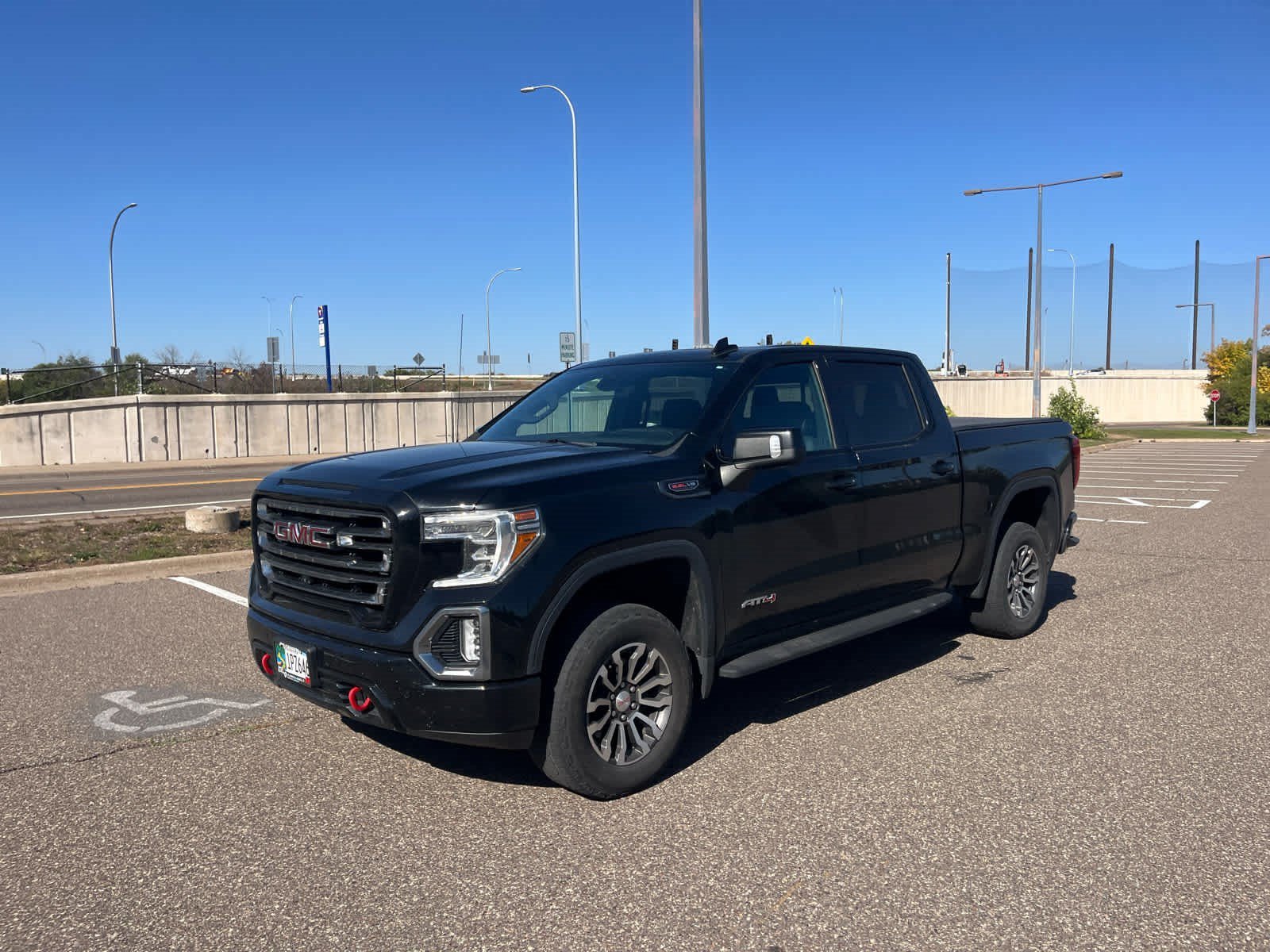 Used 2021 Onyx Black GMC AT4 image 3