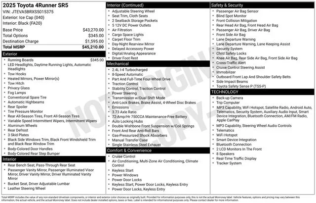 Used 2025 White Toyota SR5 image 10