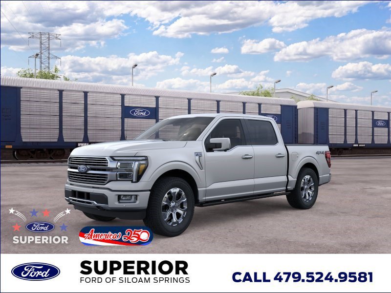 New 2026 Iconic Silver Metallic Ford Platinum image 1