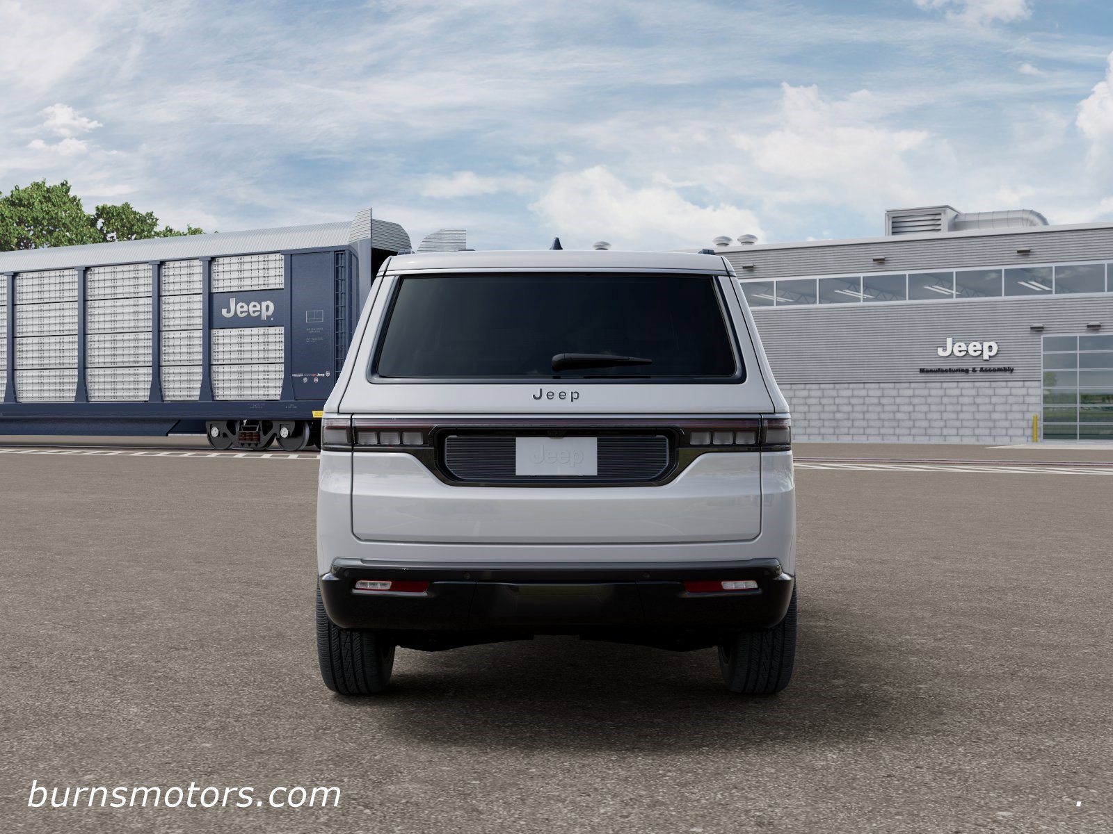 New 2026 Bright White Clear-Coat Exterior Paint Jeep 4x2 image 7