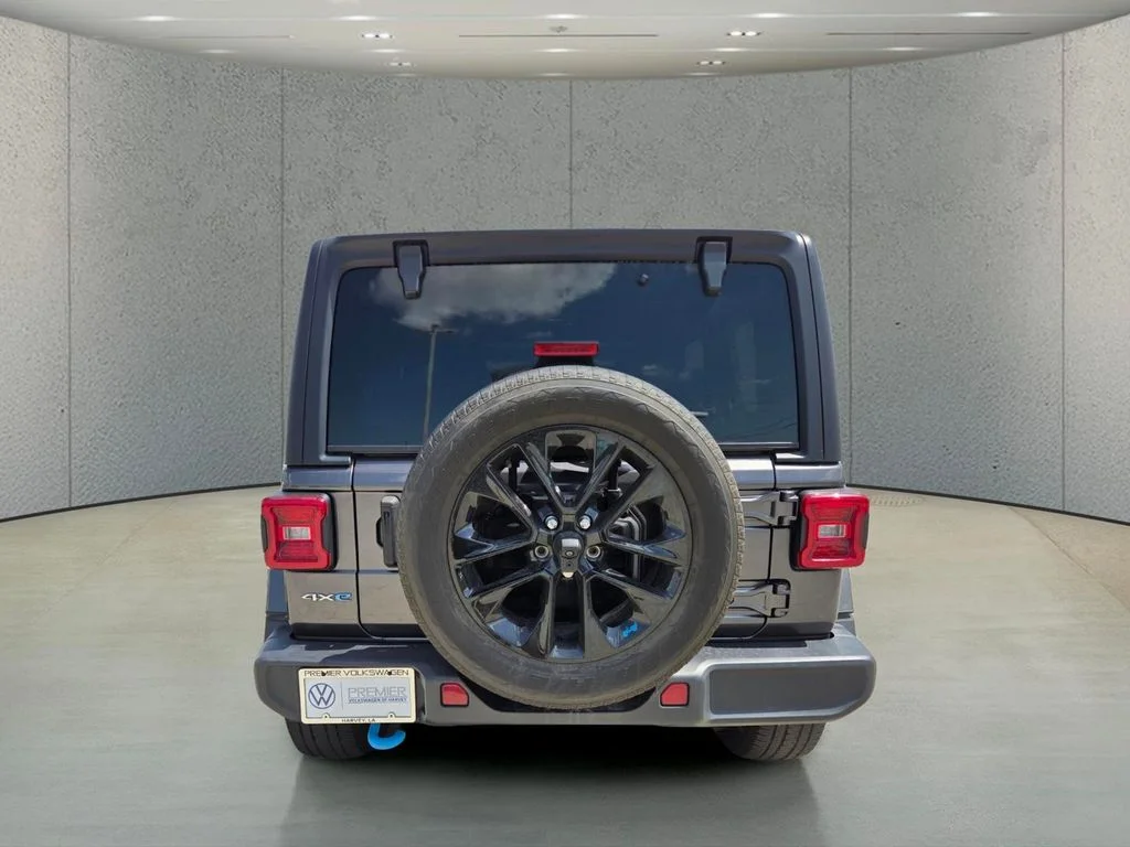 Certified Used 2022 Gray Jeep Unlimited Sahara 4xe image 4