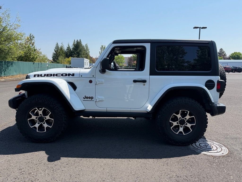 Used 2023 Bright White Clearcoat Jeep Rubicon image 4