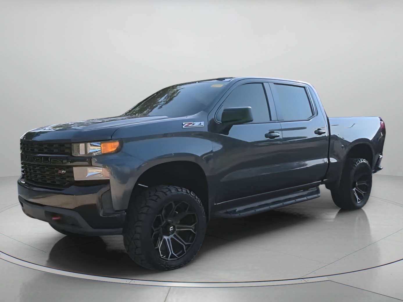Certified Used 2019 Shadow Gray Metallic Chevrolet Custom Trail Boss Crew Cab Pickup image 11