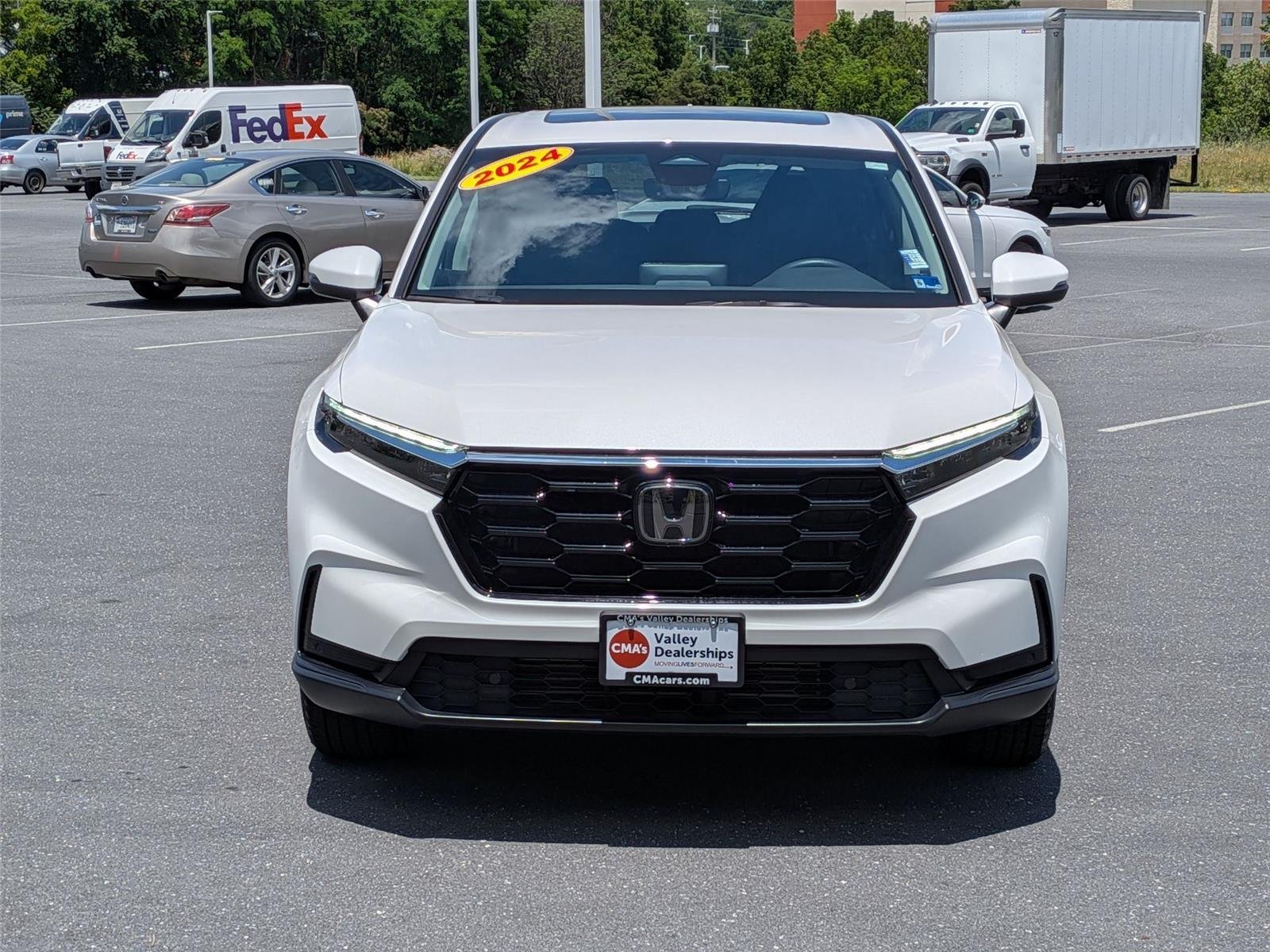 Used 2024 Platinum White Pearl Honda EX-L image 2