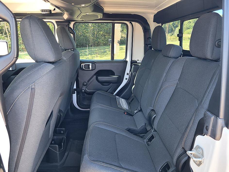 Used 2024 Bright White Clearcoat Jeep Sport image 12