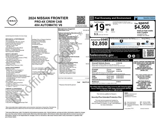 Used 2024 Green Nissan PRO-4X image 23