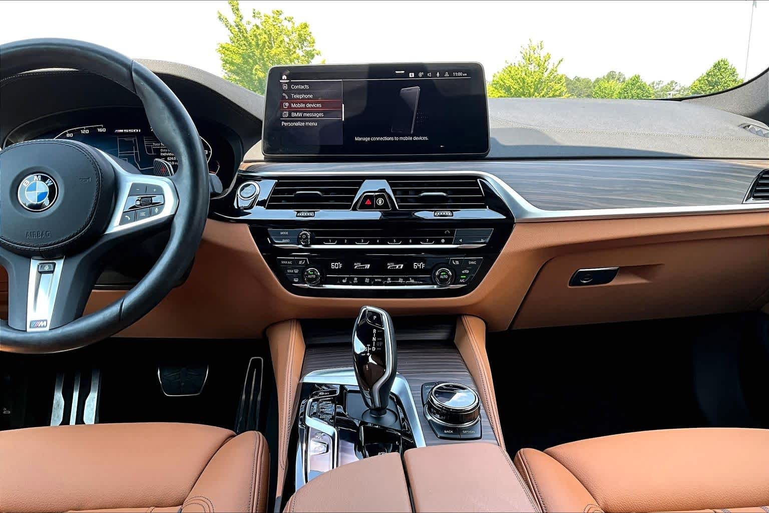 Certified Used 2023 Dark Graphite Metallic BMW M550i xDrive image 36