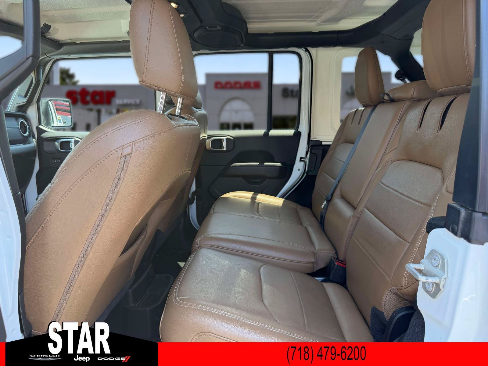Used 2023 Bright White Clearcoat Jeep Sahara image 13