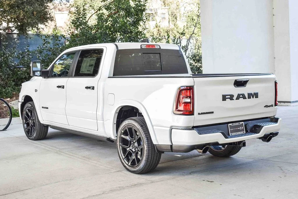 New 2026 Ivory White Tri-Coat Pearl-Coat Exterior Paint RAM Laramie image 4