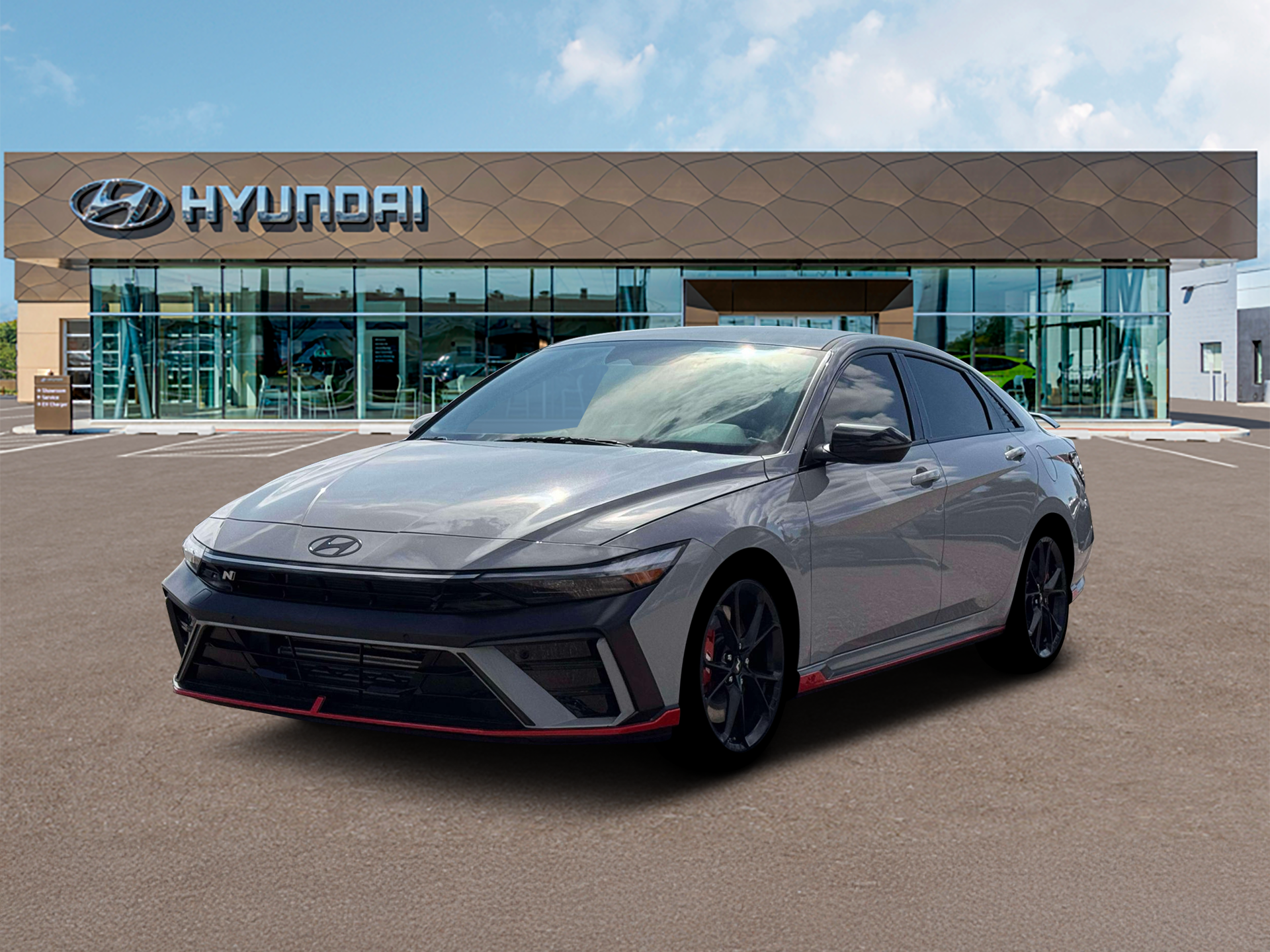 New 2026 Gray Hyundai Base image 1