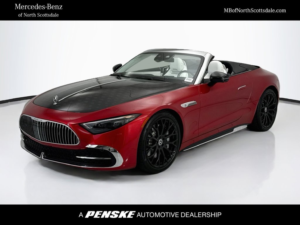 Certified Used 2026 Garnet Red Metallic Mercedes-Benz Maybach SL 680 image 1