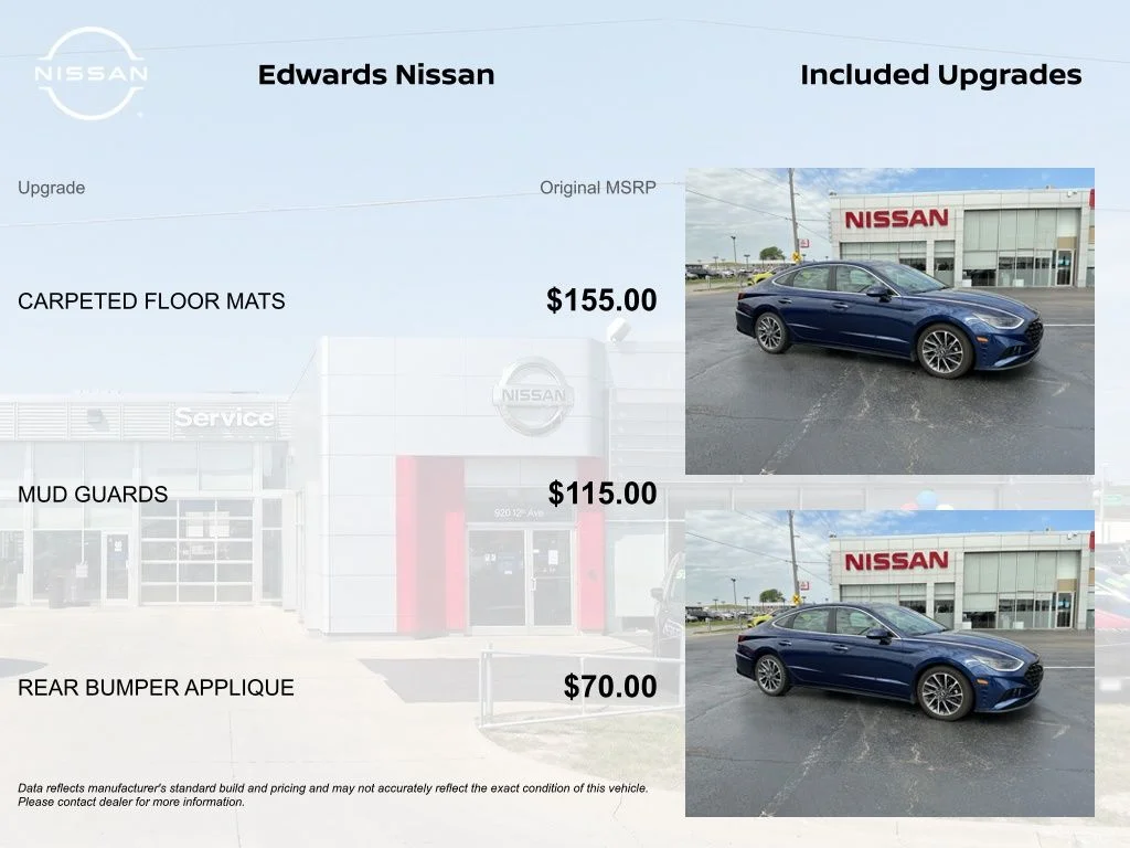 Used 2020 Blue Hyundai Limited image 3