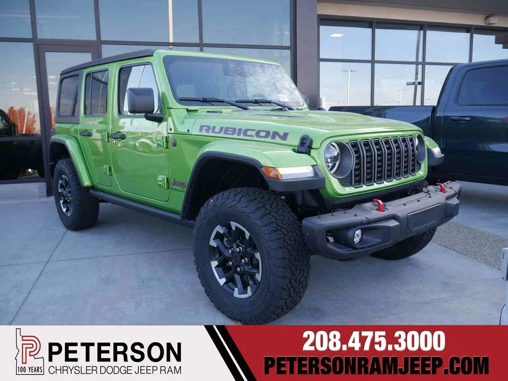 New 2025 Green Jeep Rubicon image 1
