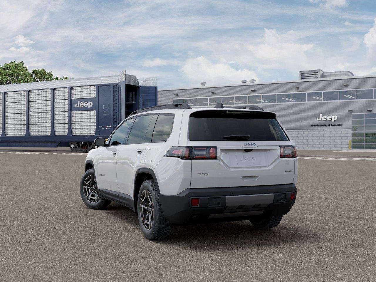 New 2026 Bright White Clear-Coat Exterior Paint Jeep Laredo image 3