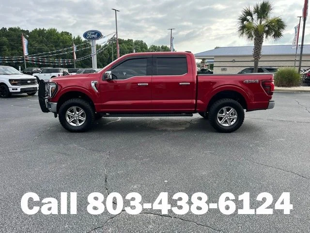 Used 2025 Rapid Red Metallic Tinted Clearcoat Ford Lariat image 35