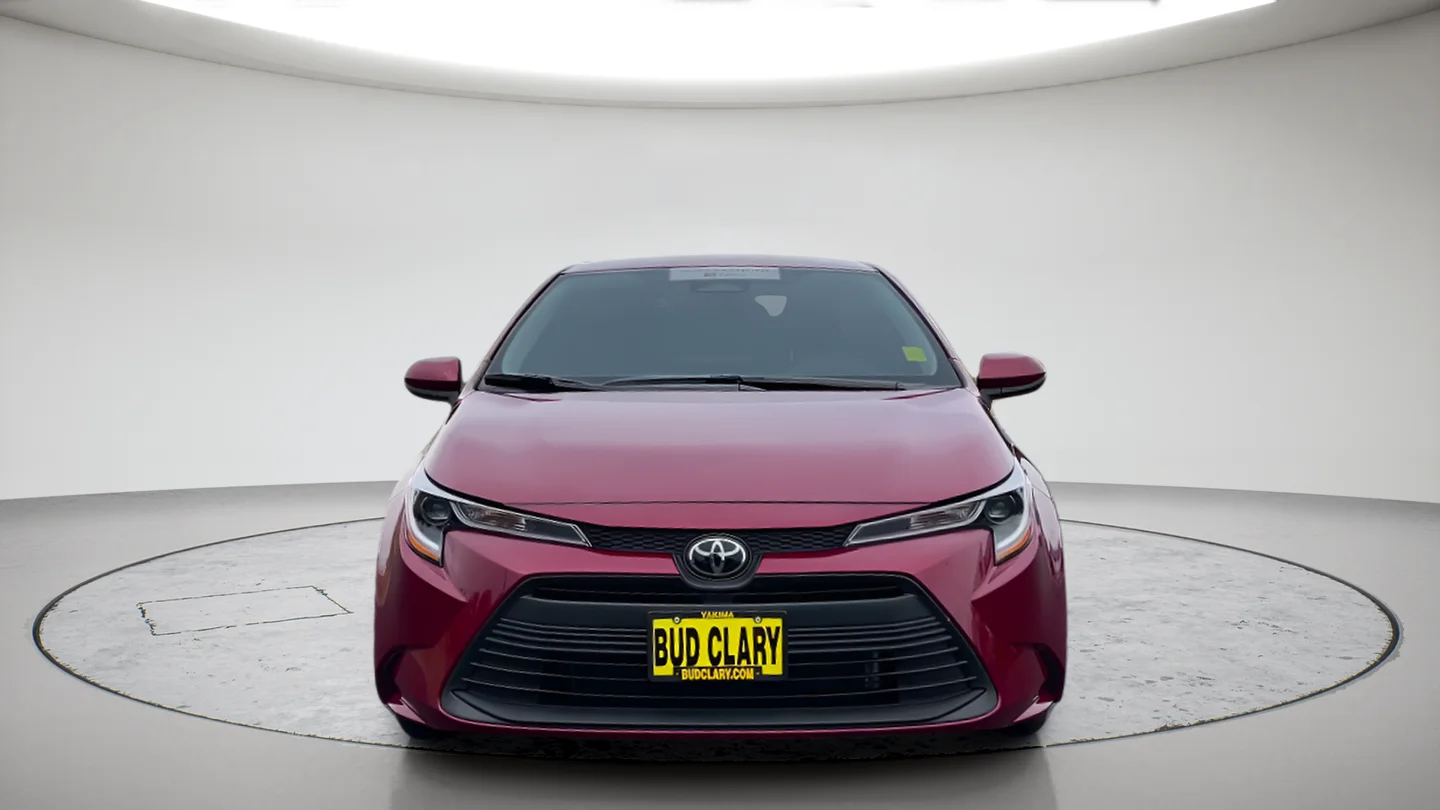 Certified Used 2025 Red Toyota LE image 2