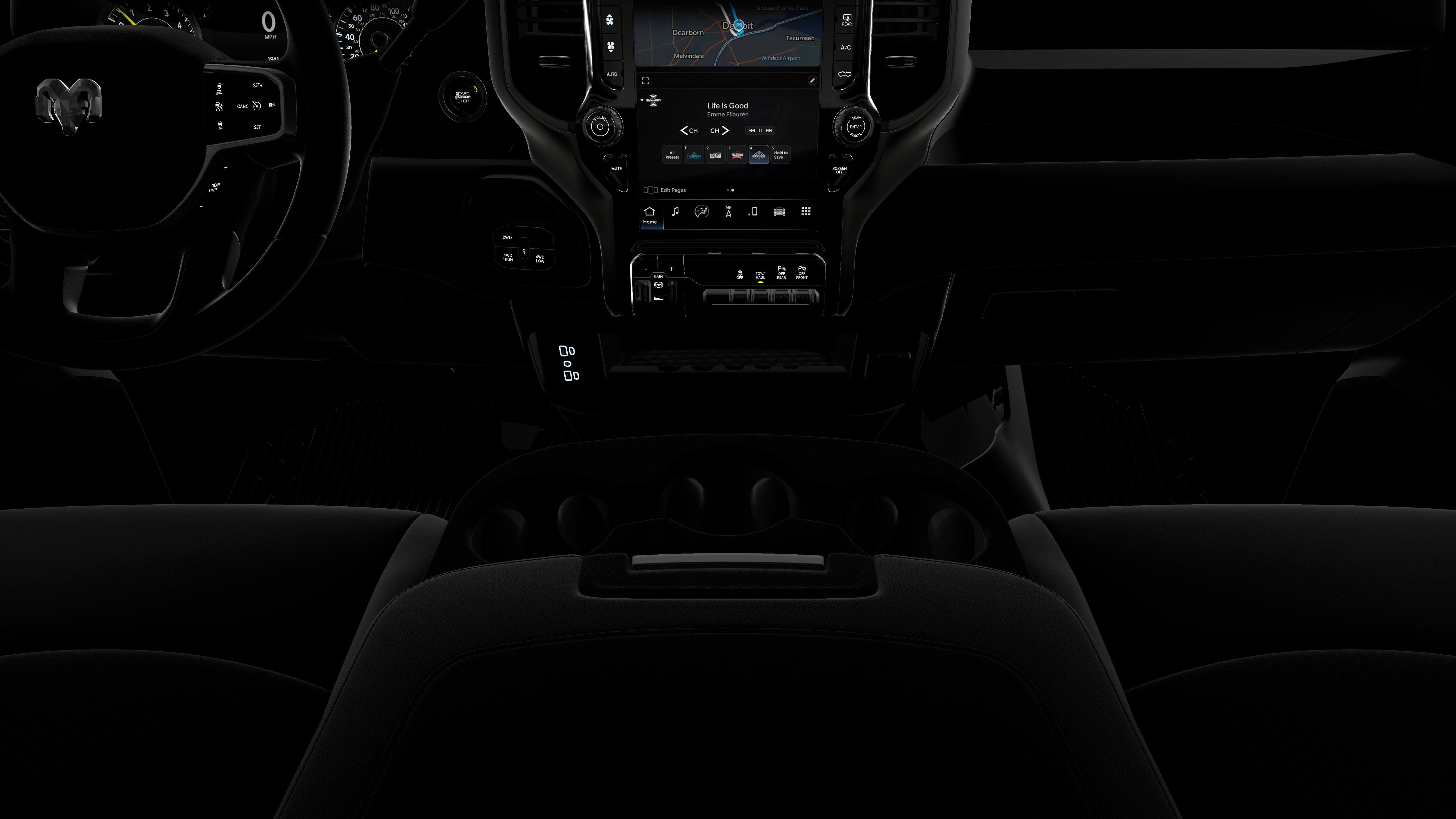 New 2026 Diamond Black Crystal Pearl-Coat Exterior Paint RAM  image 17