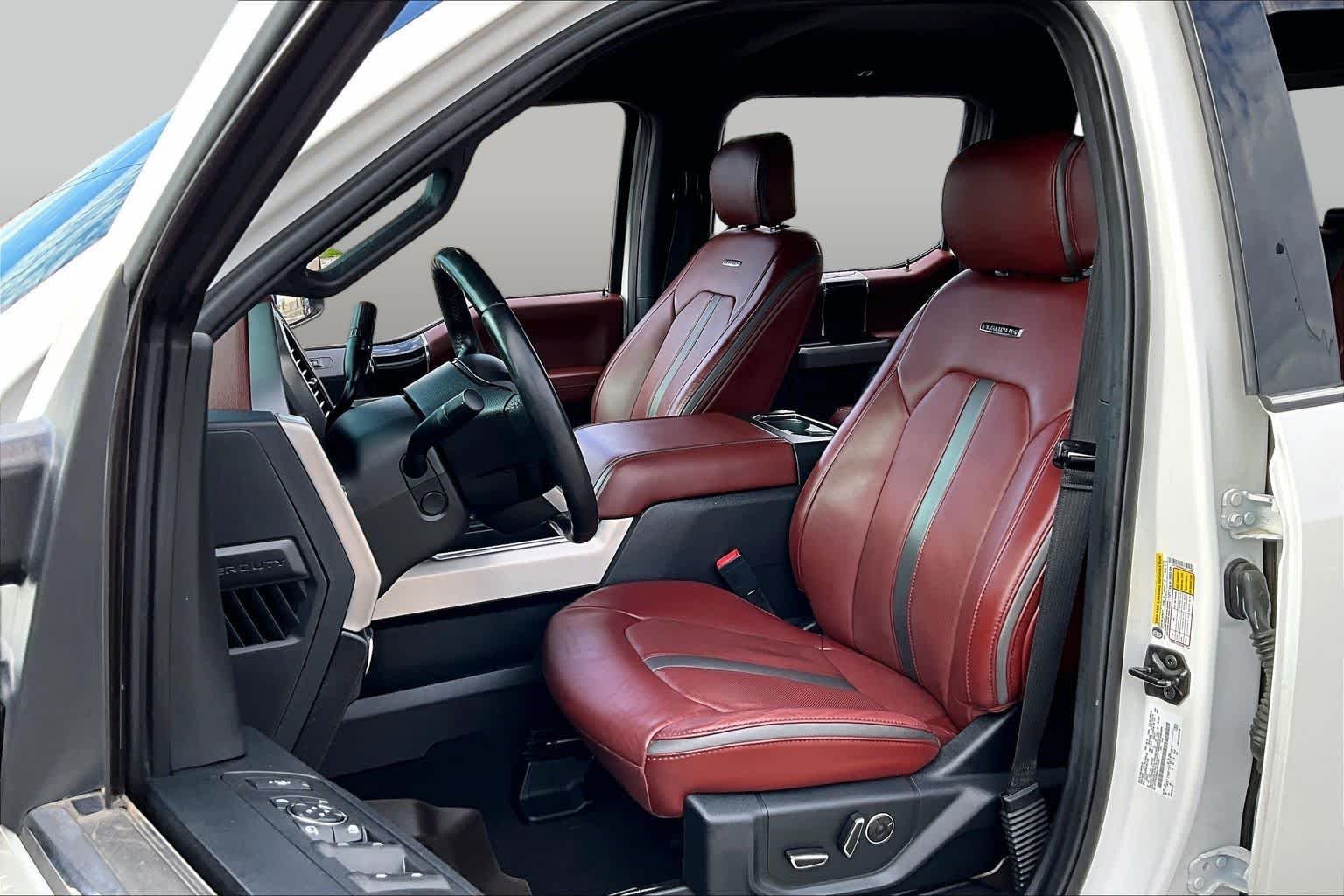 Used 2020 Star White Metallic Tri-Coat Ford Platinum image 8