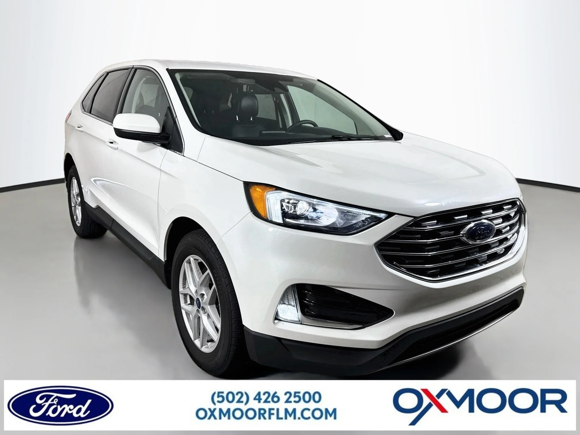 Used 2022 Star White Metallic Tri-Coat Ford SEL image 1