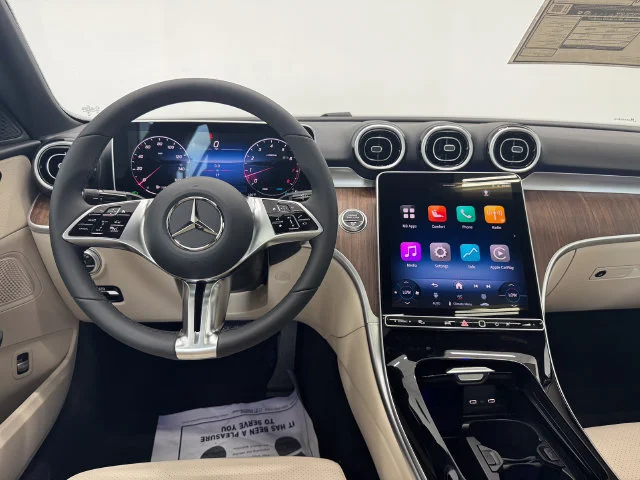 New 2026 White Mercedes-Benz C 300 image 3