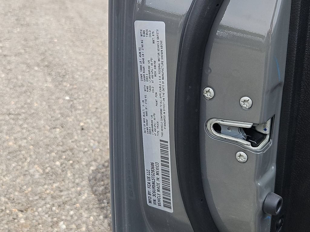 New 2026 Ceramic Gray Clear-Coat Exterior Paint RAM Laramie image 29