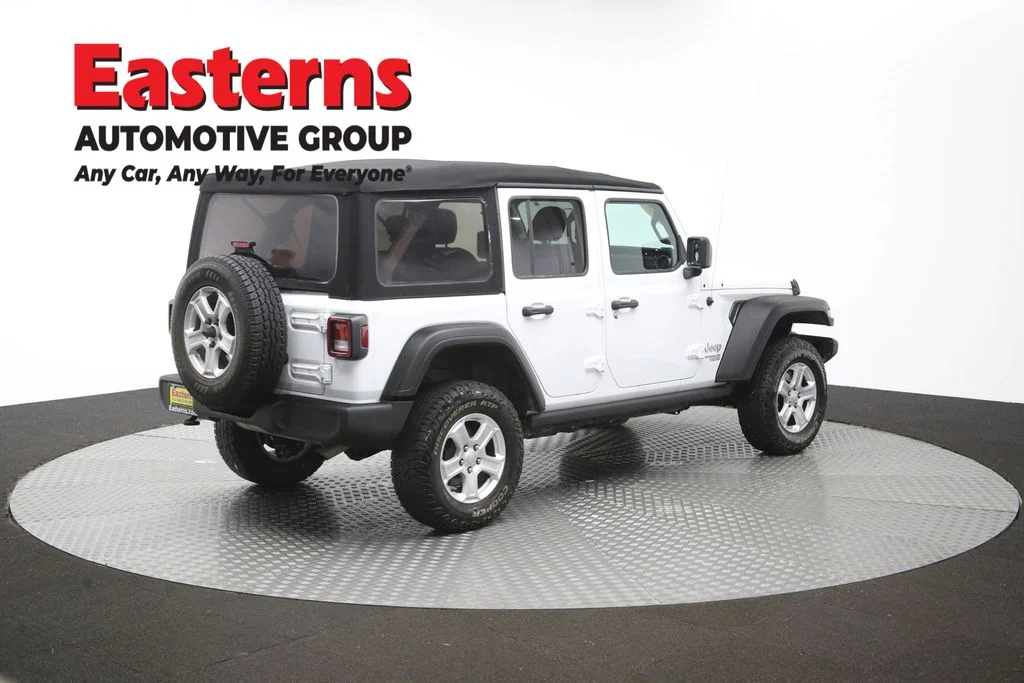 Used 2018 White Jeep Unlimited Sport S image 40