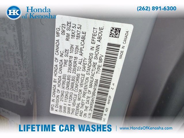 Used 2024 Urban Gray Pearl Honda EX-L image 4